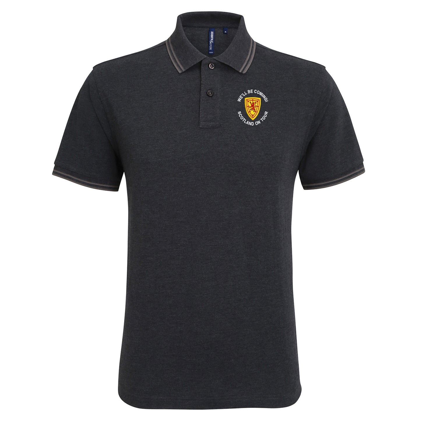 Scotland on Tour World Cup 2026 Tipped Polo Shirt