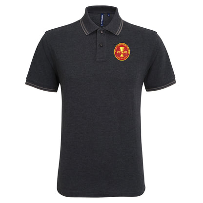 Vietnam Football Tipped Polo Shirt