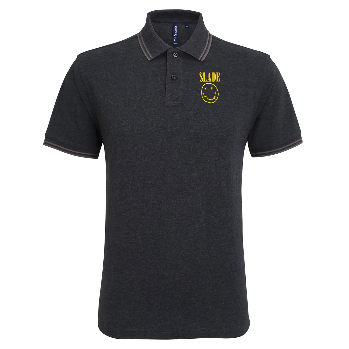 Classic Slade Nirvana Robbie Williams Tipped Polo Shirt