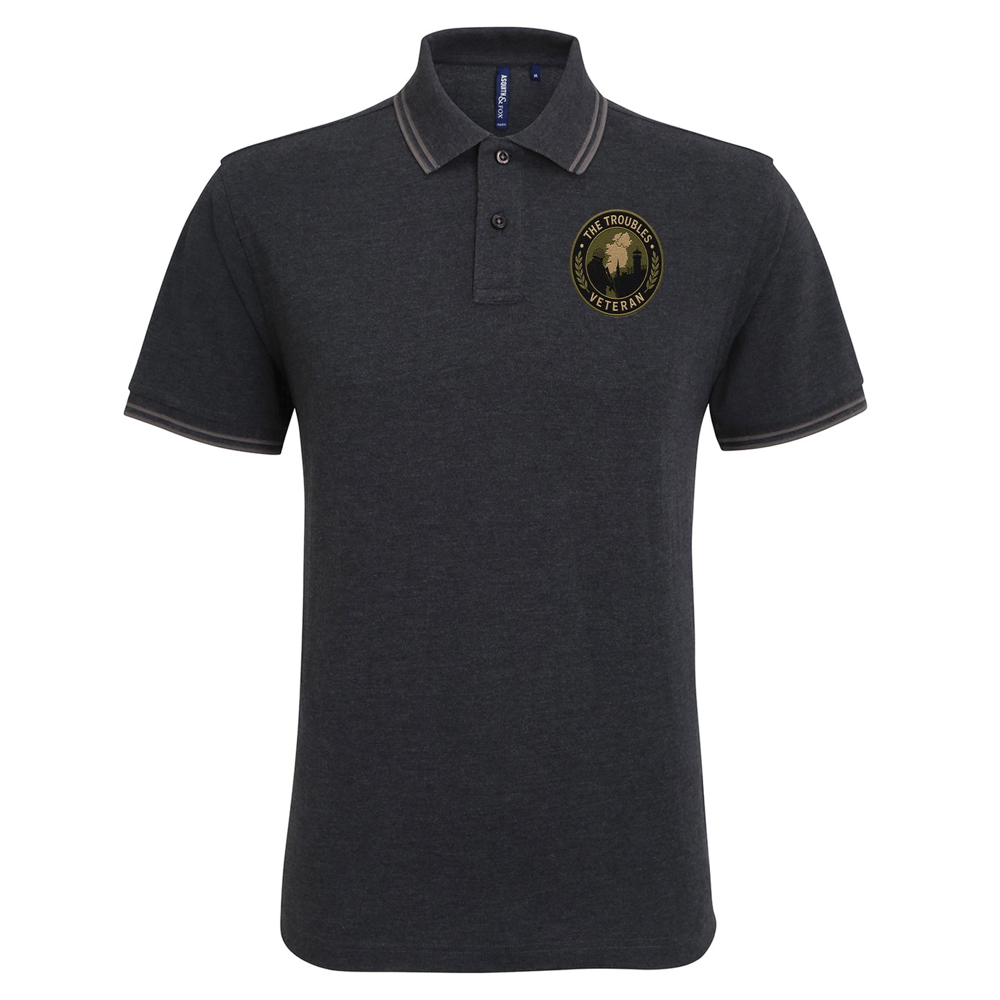 The Troubles Northern Ireland Tipped Polo Shirt