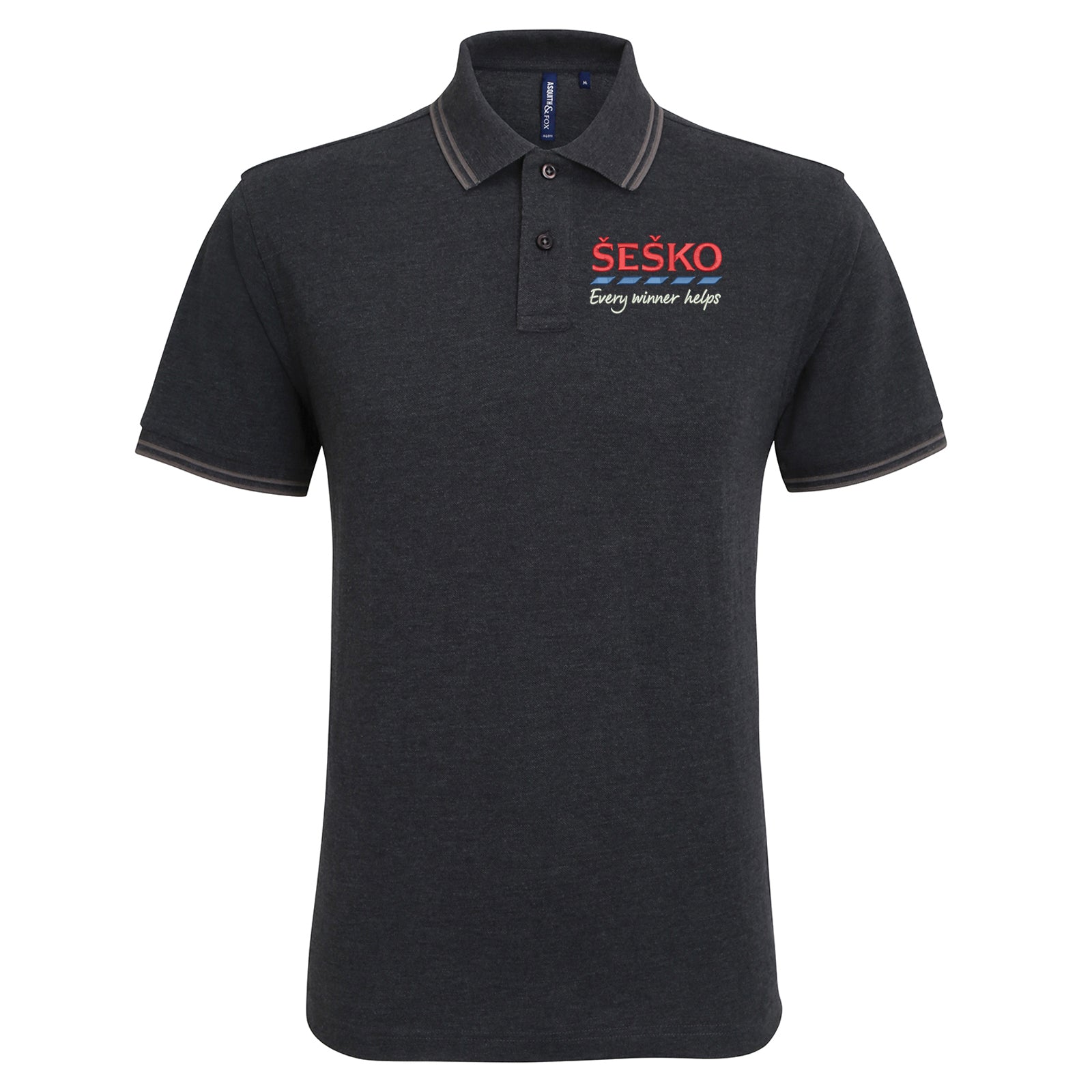 Benjamin Sesko Man Utd Tipped Polo Shirt 