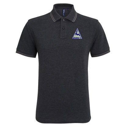 Retro Hartlepool Embroidered Tipped Polo Shirt
