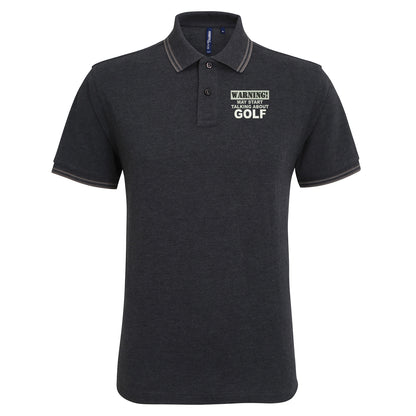 Golf Fan Tipped Polo Shirt