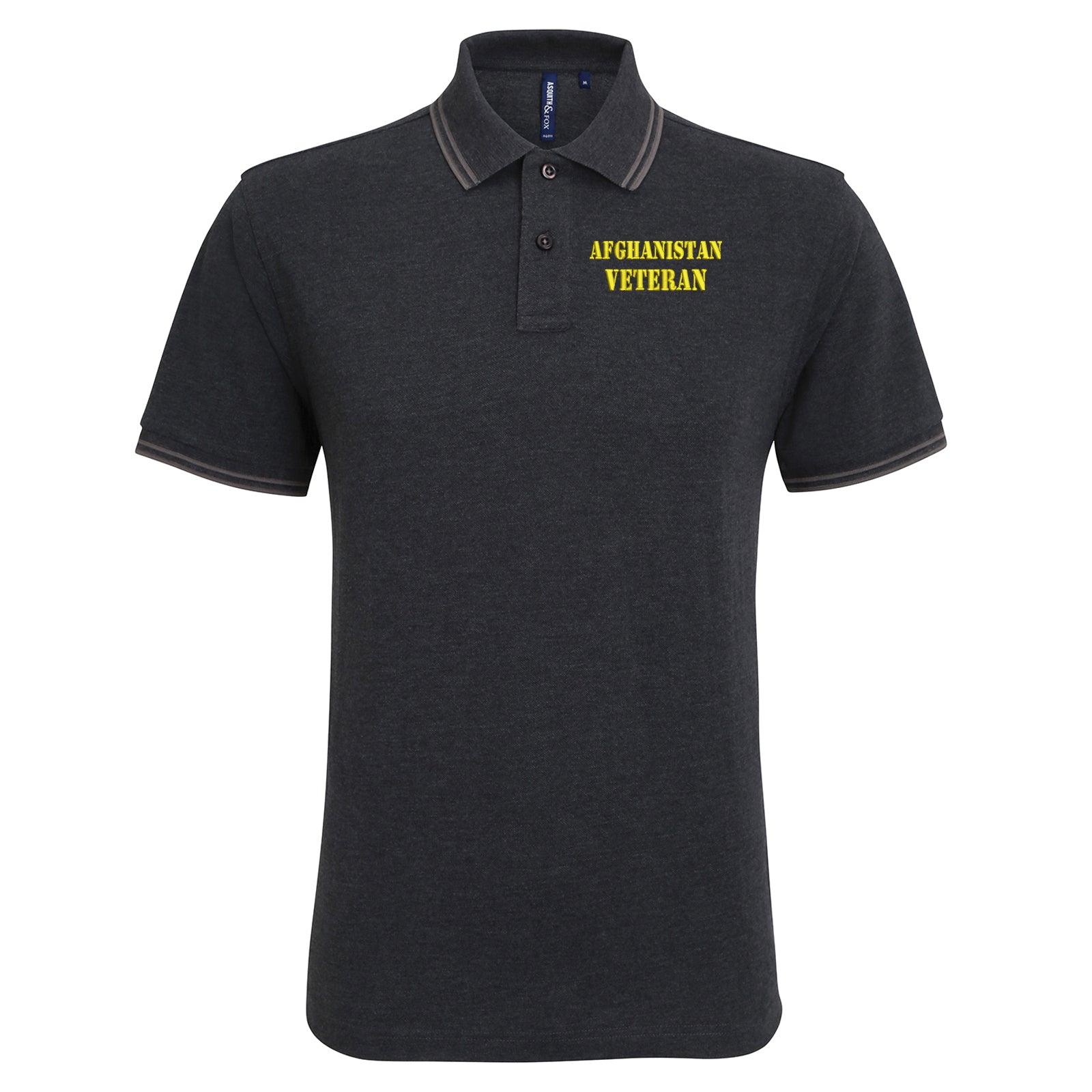 Afghanistan Veteran Tipped Polo Shirt