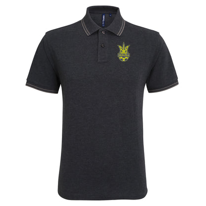 Old School Ukraine National Football Polo Shirt