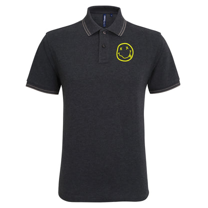 Nirvana 1991 Tipped Polo Shirt