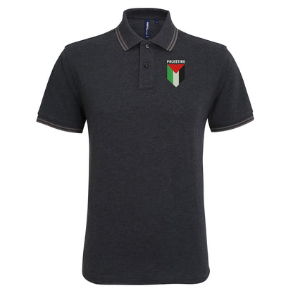 Palestine FC Tipped Polo Shirt