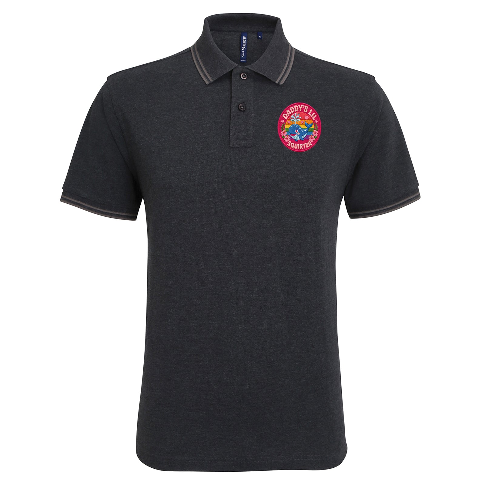 Daddy’s Lil Squirter Tipped Polo Shirt
