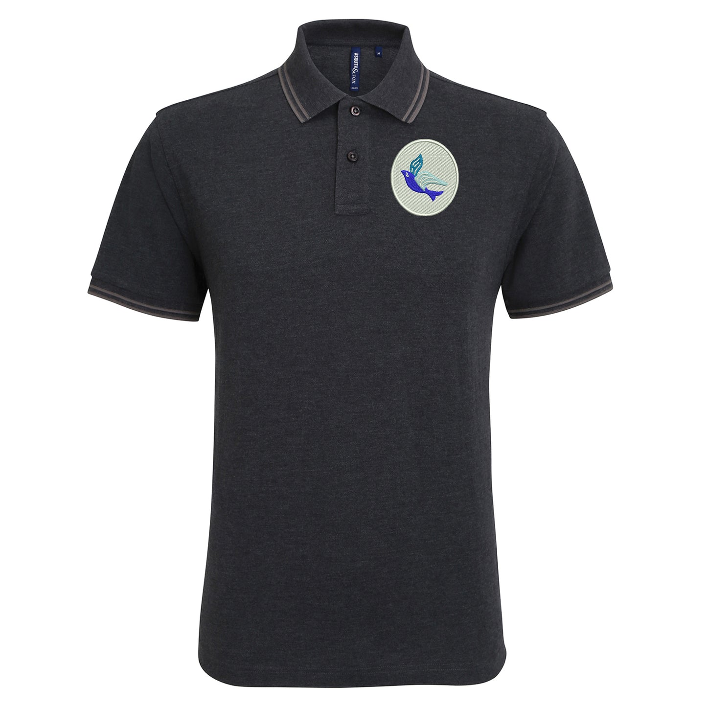 Classic Cardiff City FC Tipped Polo Shirt