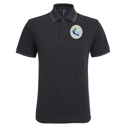 Classic Cardiff City FC Tipped Polo Shirt