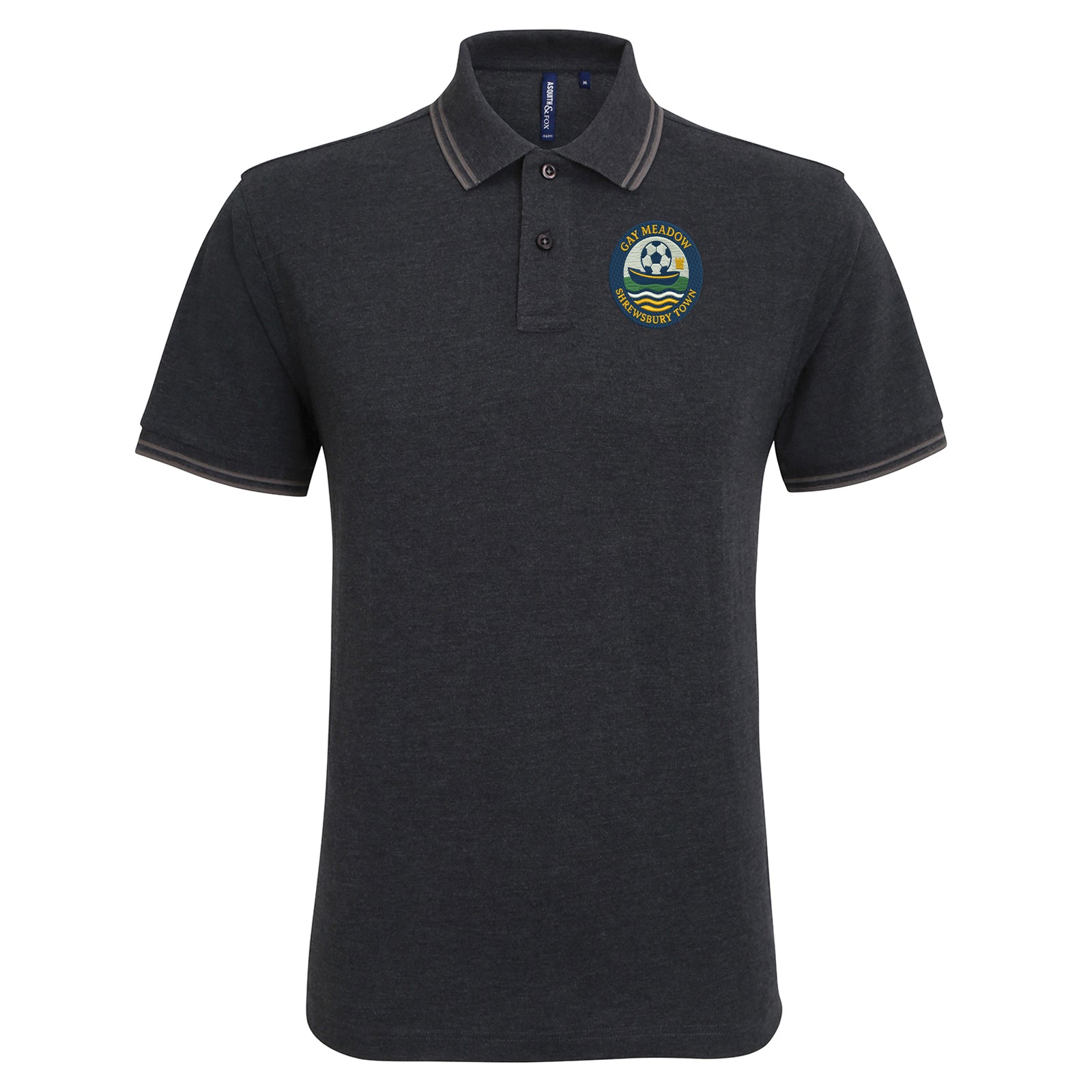 Gay Meadow Shrewsbury Town Tipped Polo Shirt