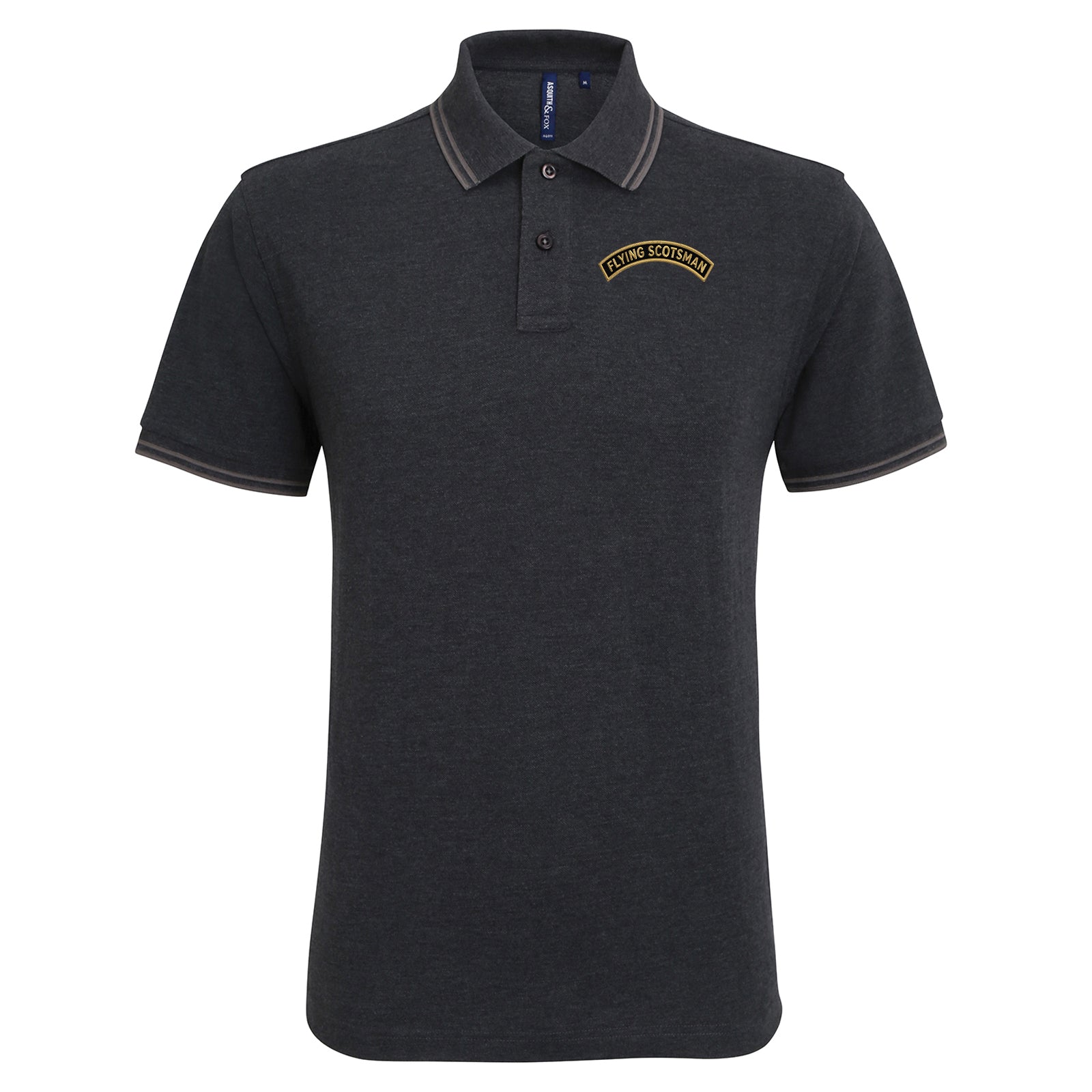 Flying Scotsman Tipped Polo Shirt