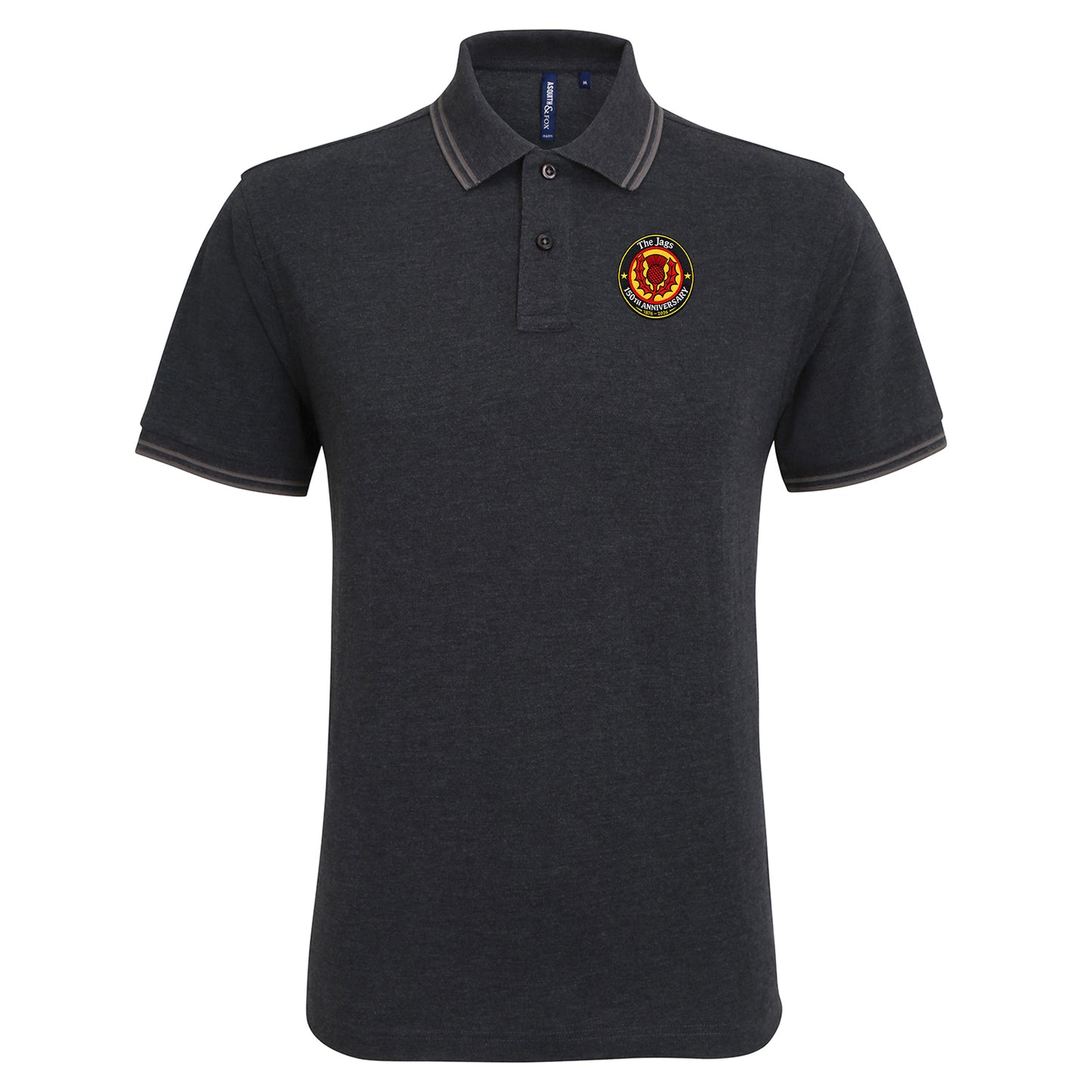 The Jags 150th Anniversary 1876-2026 Embroidered Tipped Polo Shirt