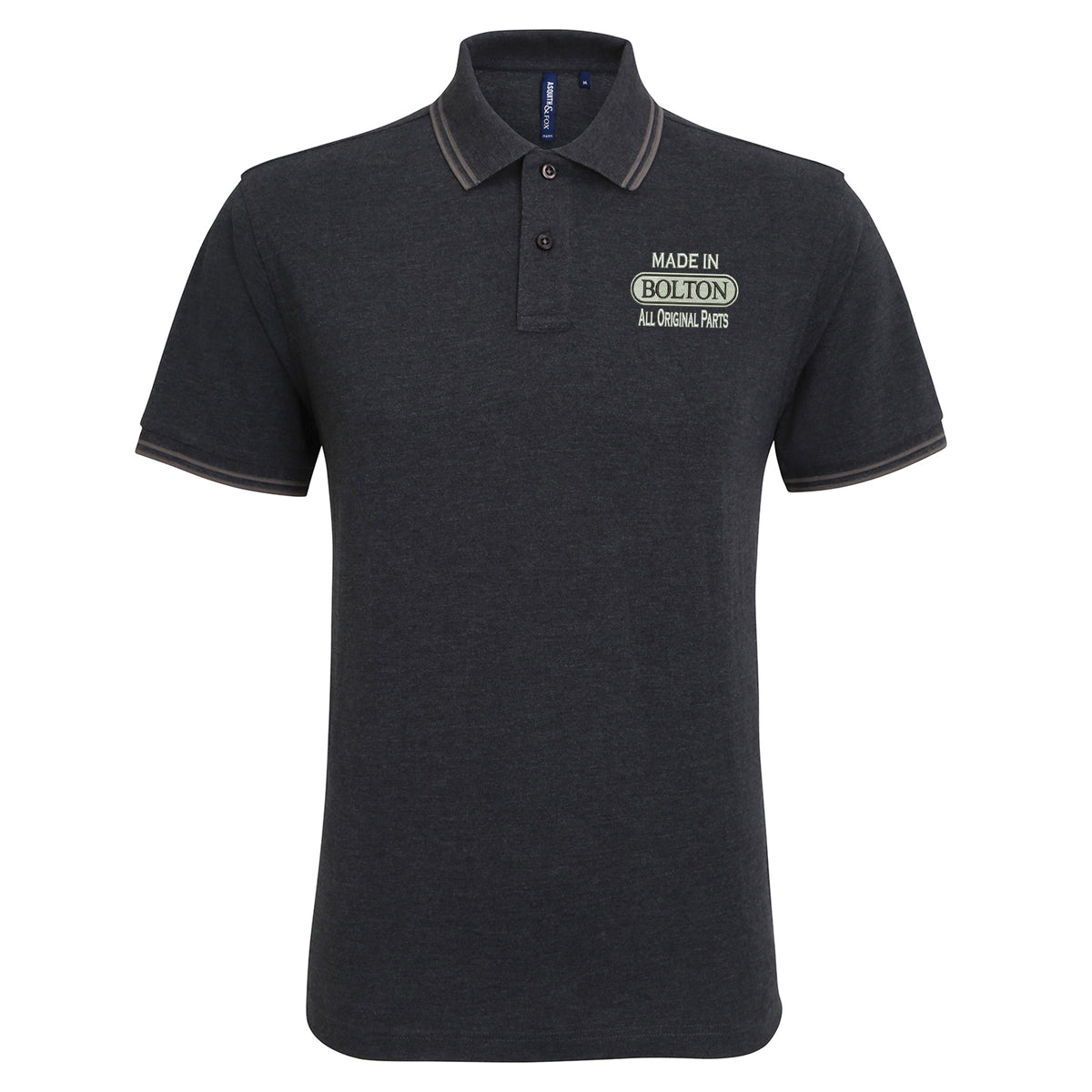 Made in Bolton All Original Parts Polo Shirt