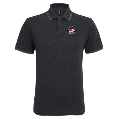 Royal Navy Matelot Tipped Polo Shirt 
