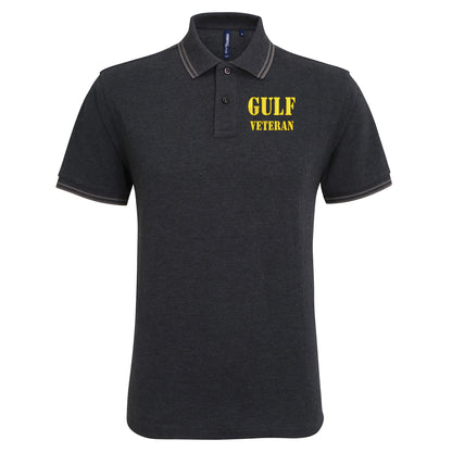Gulf Veteran Tipped Polo Shirt