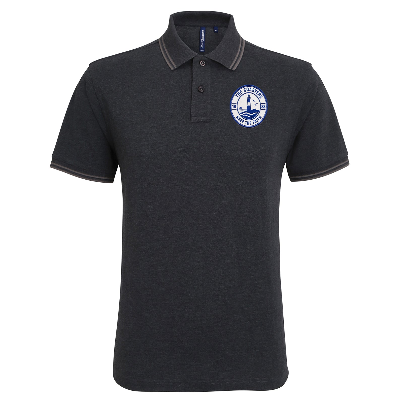 Flyde Football Tipped Polo Shirt