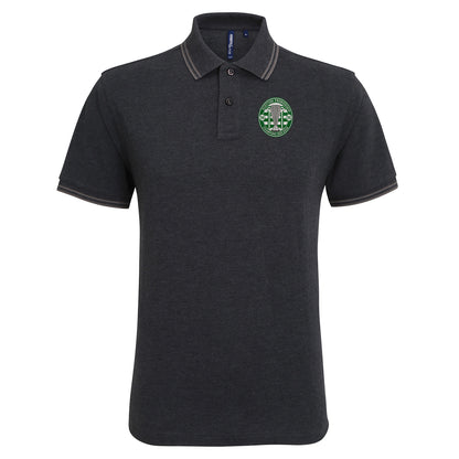 Celtic Scottish Champions-2025-2026 Tipped Polo Shirt 