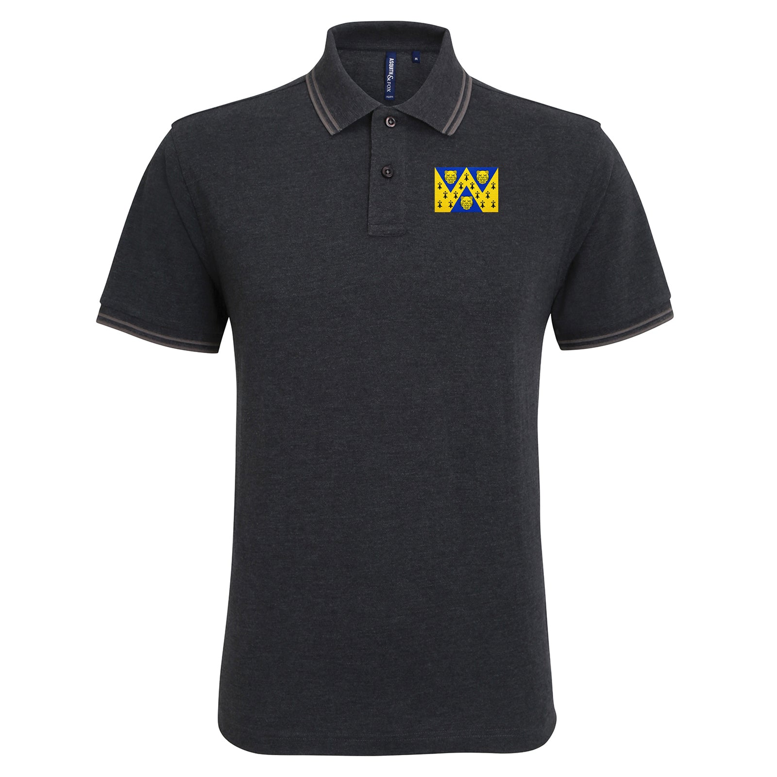 Flag of Shropshire Tipped Polo Shirt