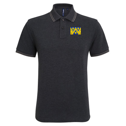 Flag of Shropshire Tipped Polo Shirt
