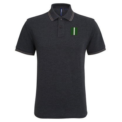 The Green Howards Tactical Recognition Flash Embroidered Tipped Polo Shirt