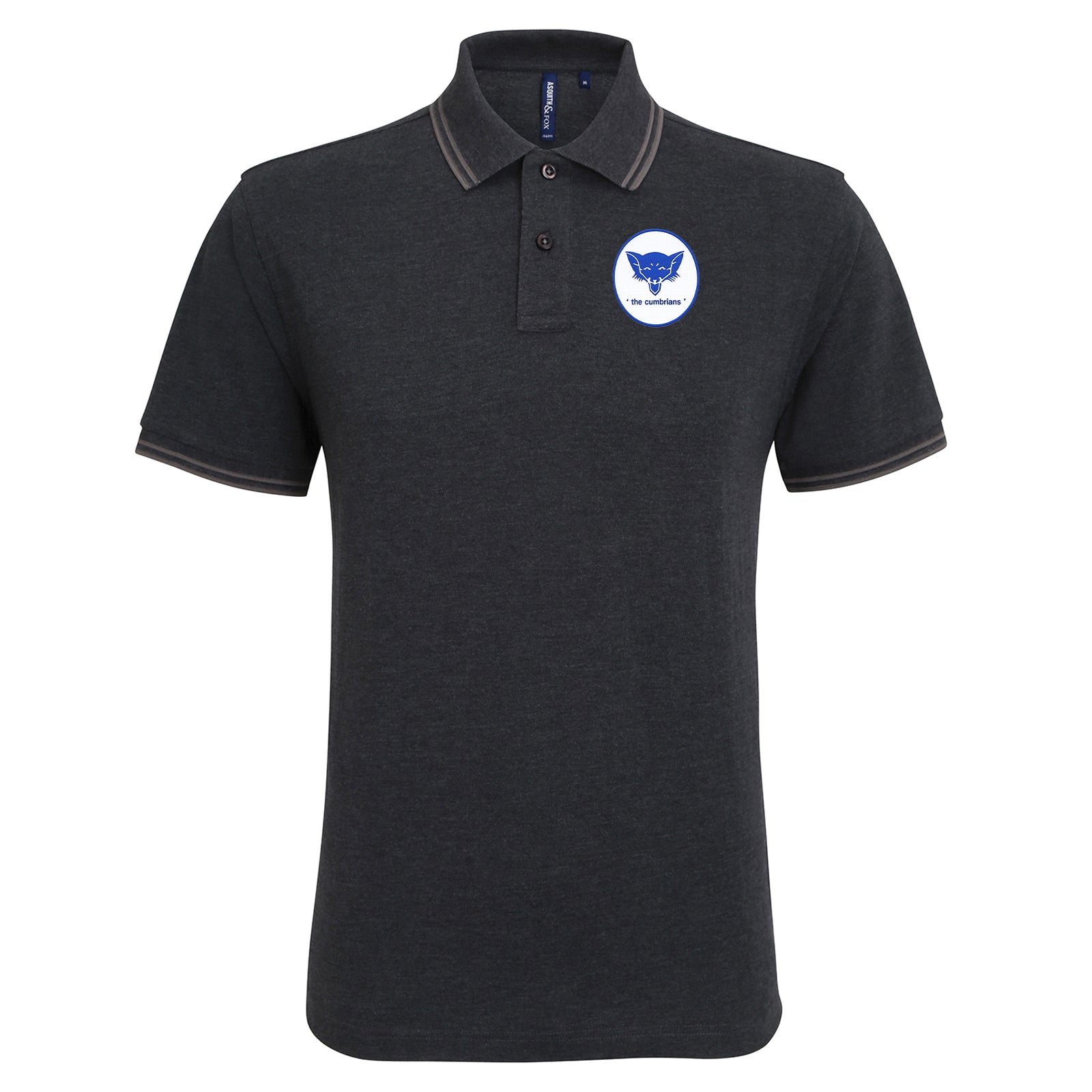 Old School Carlisle United Football Tipped Polo Shirt