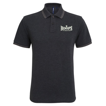 Hoops Its a Way of Life Tipped Polo Shirt