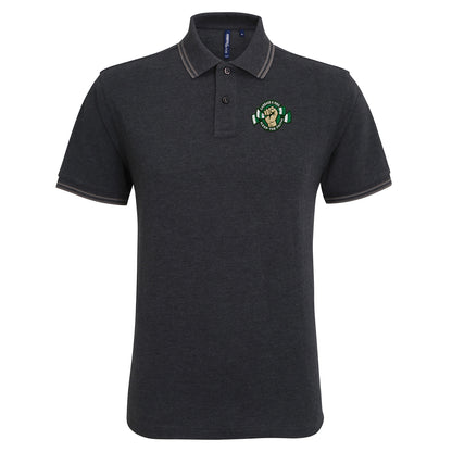Hibernian Fans Football Tipped Polo Shirt 