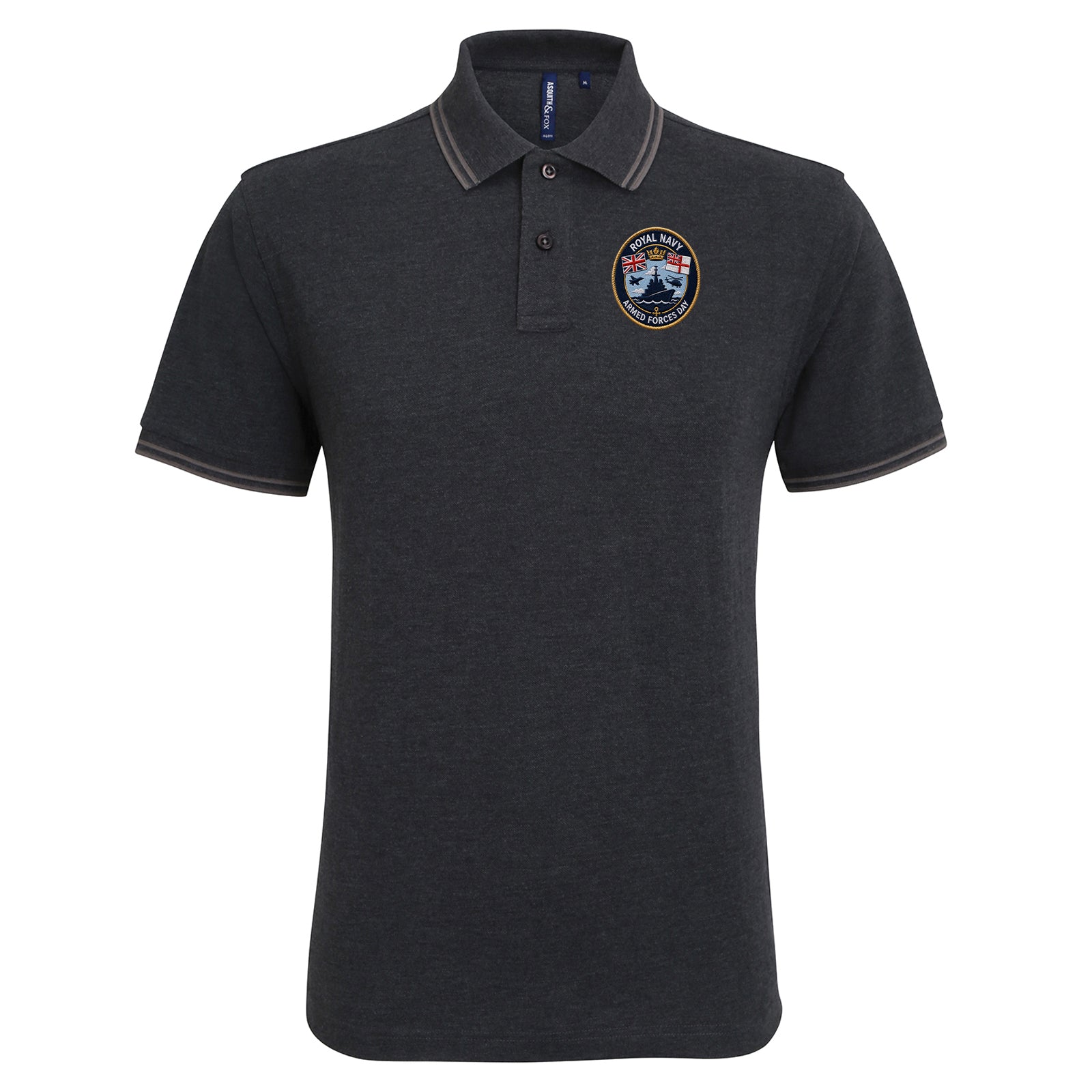 Royal Navy Armed Forces Day Tipped Polo Shirt