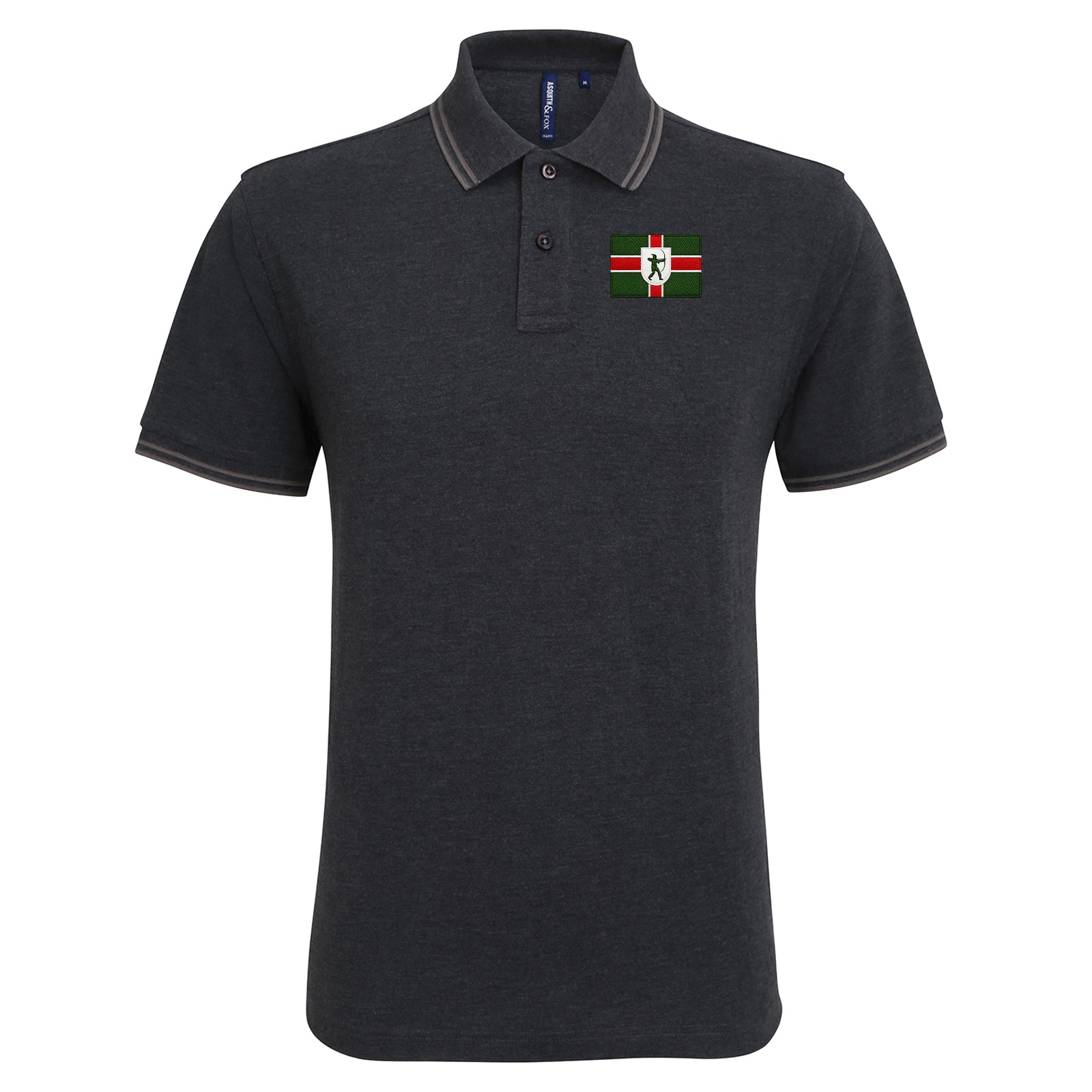 Flag of Nottinghamshire Tipped Polo Shirt