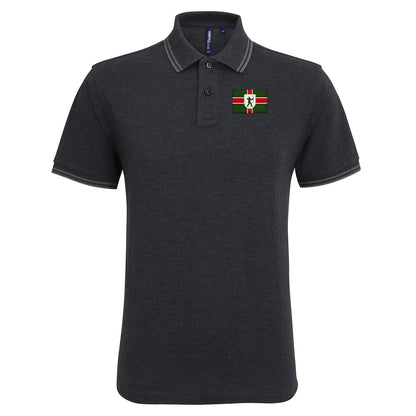 Flag of Nottinghamshire Tipped Polo Shirt