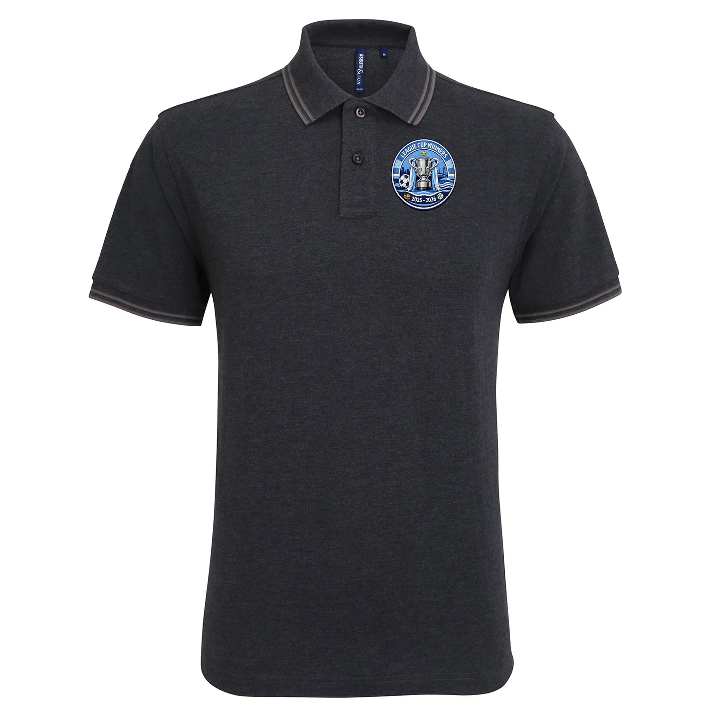 Man City League Cup Winners 2026 Tipped Polo Shirt 