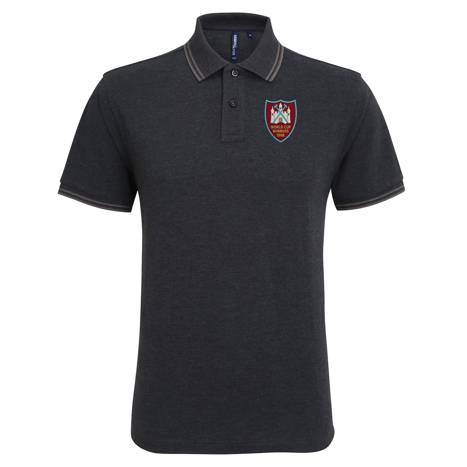 West Ham World Cup Winners 1966 Tipped Polo Shirt 