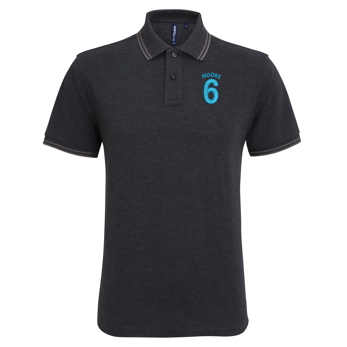 Moore 6 Embroidered Tipped Polo Shirt
