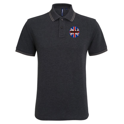 Mods Union Jack Tipped Polo Shirt
