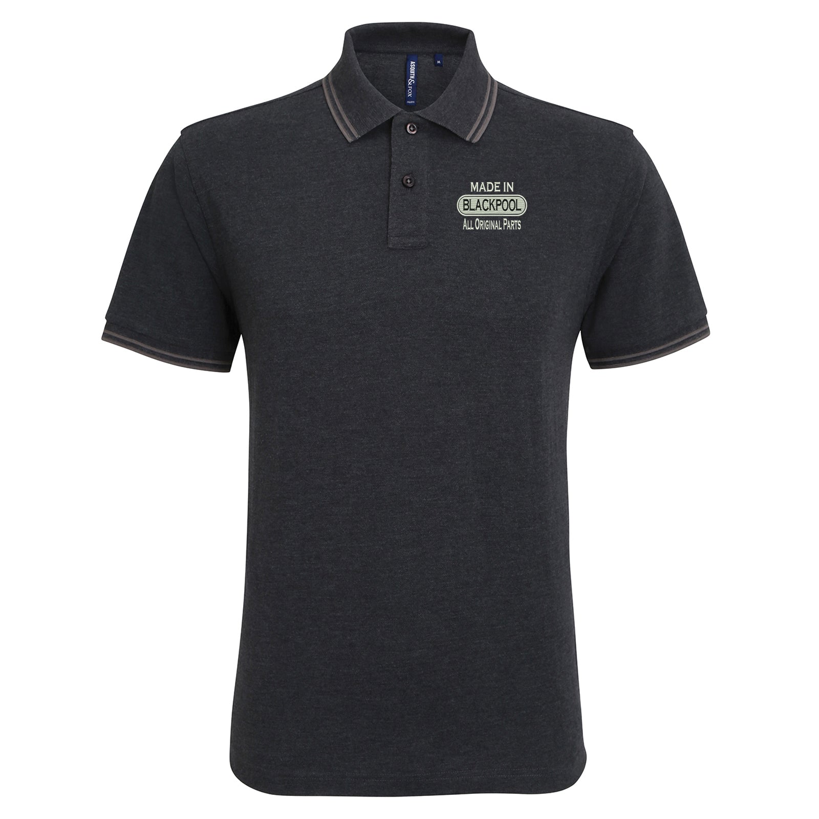 Made in Blackpool Tipped Polo Shirt