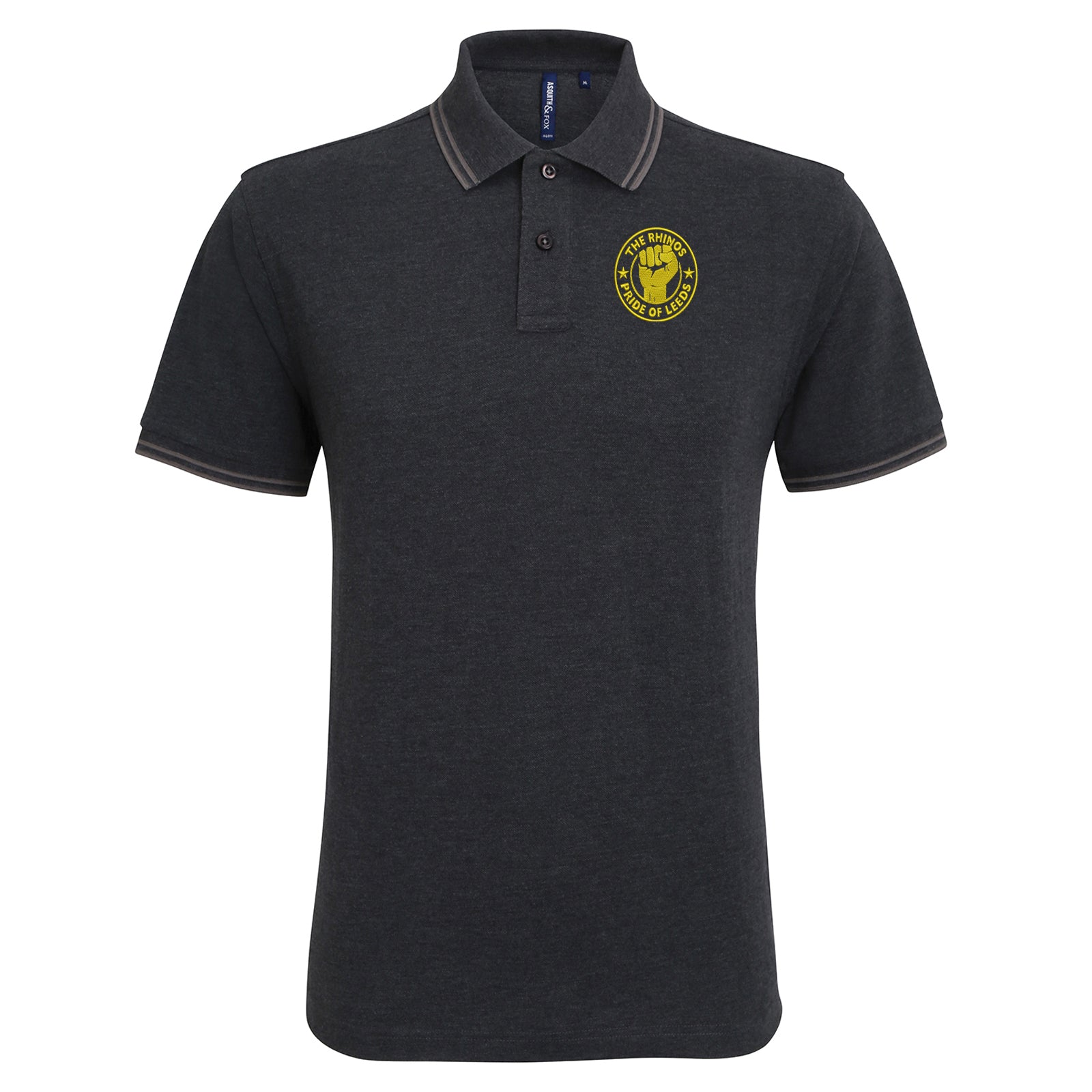Leeds Rhinos Rugby League Tipped Polo Shirt