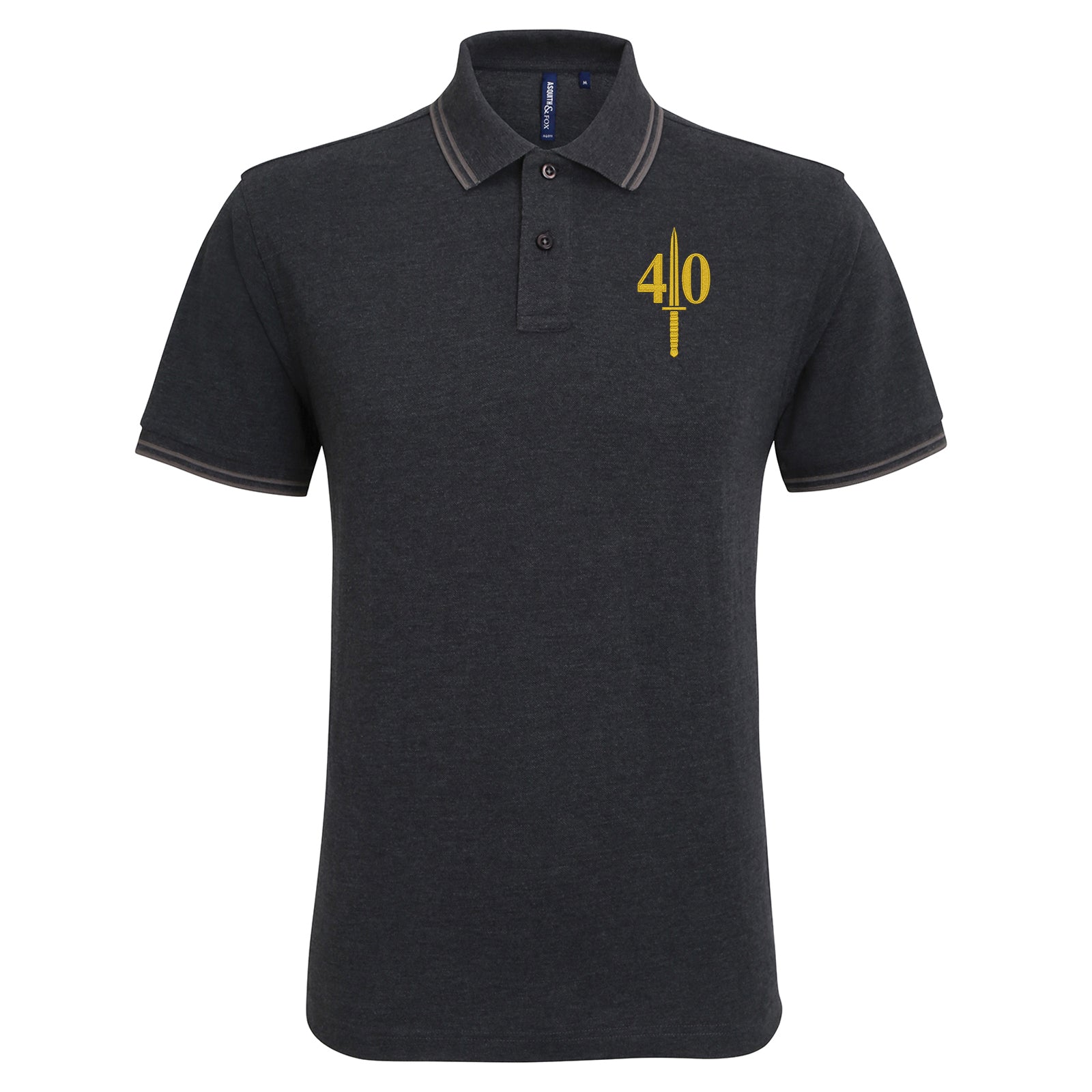 40 Commando Tipped Polo Shirt