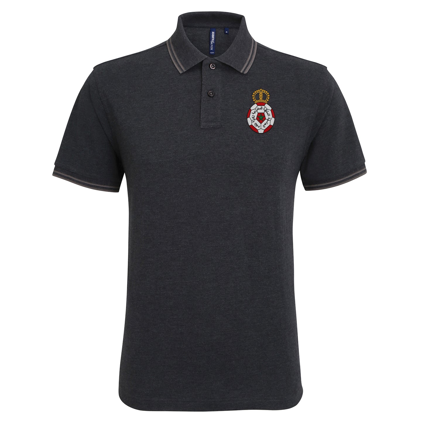 Classic Morocco Football Tipped Polo Shirt