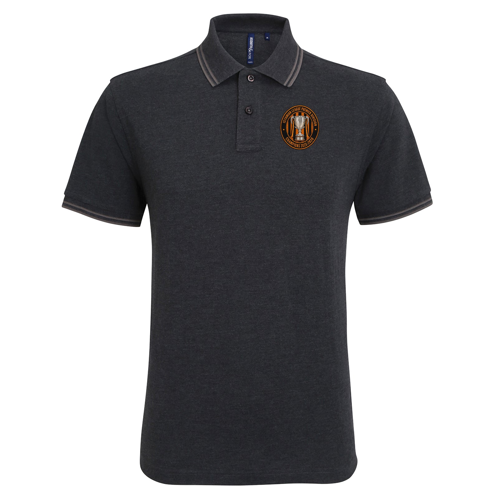 Folkestone Invicta Isthmian Premie League Champions Tipped Polo Shirt