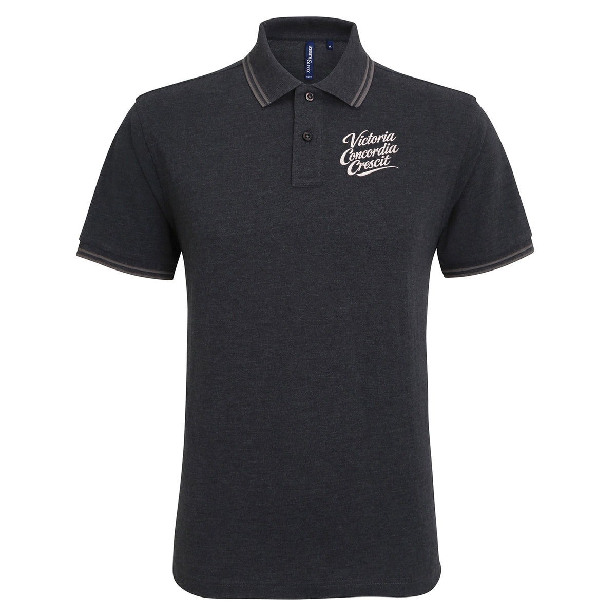 Arsenal Victoria Concordia Crescit Tipped Polo Shirt