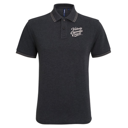 Arsenal Victoria Concordia Crescit Tipped Polo Shirt