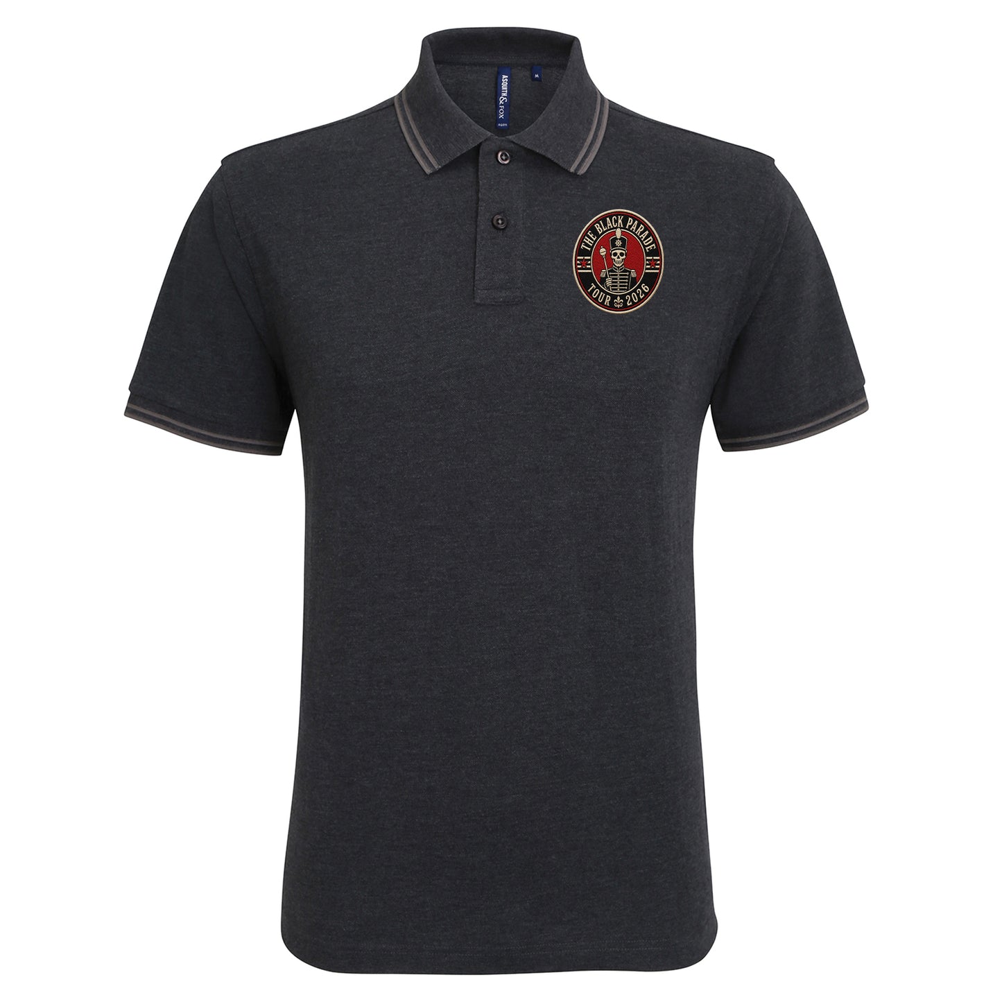 My Chemical Romance The Black Parade Tour 2026 Tipped Polo Shirt