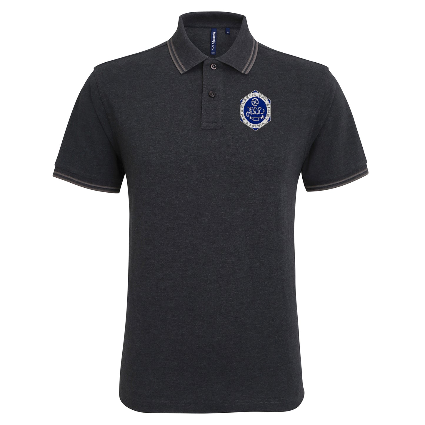 Vintage and Classic Car Club Tipped Polo Shirt