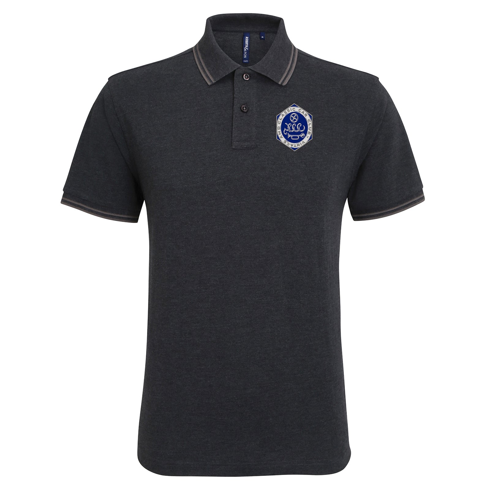 Vintage and Classic Car Club Tipped Polo Shirt