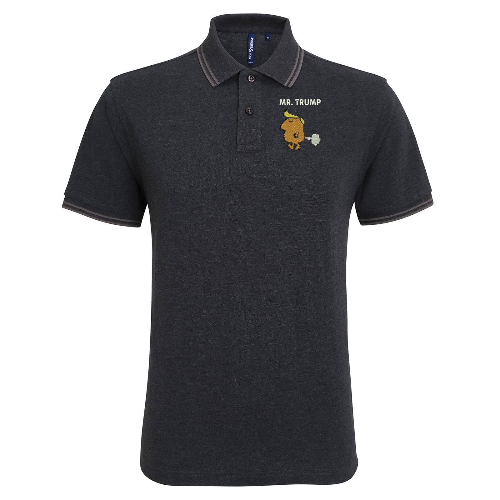 Donald Mr Trump Tipped Polo Shirt