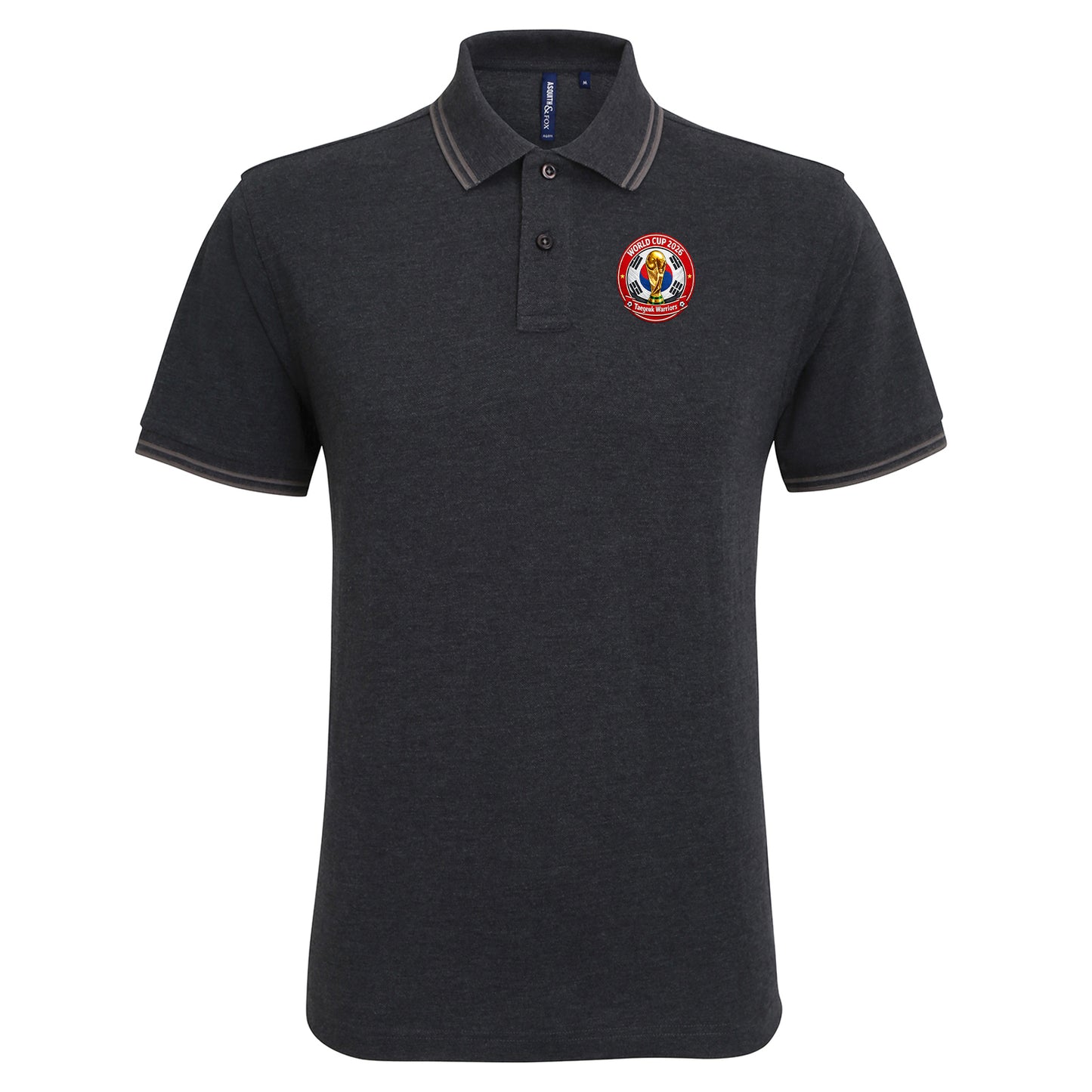 South Korea World Cup 2026 Tipped Polo Shirt 