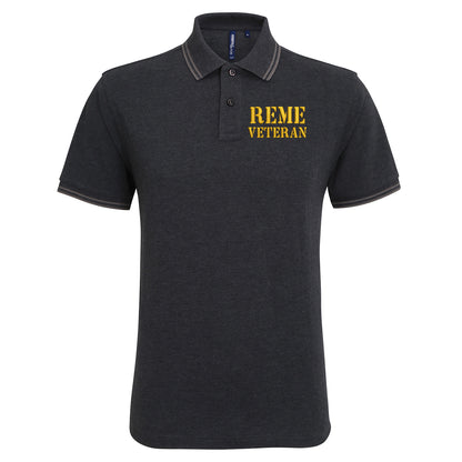 REME Veteran Tipped Polo Shirt 