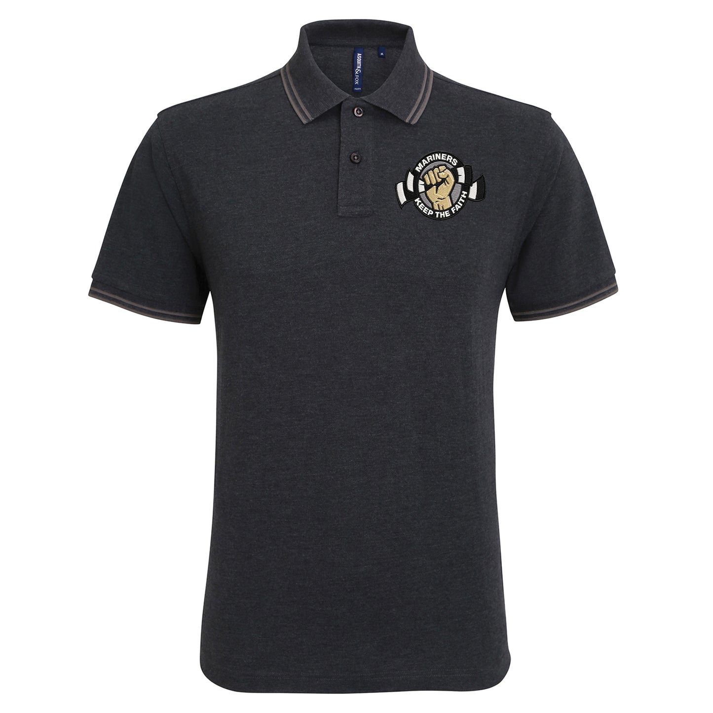 Grimsby Town Football Tipped Polo Shirt 