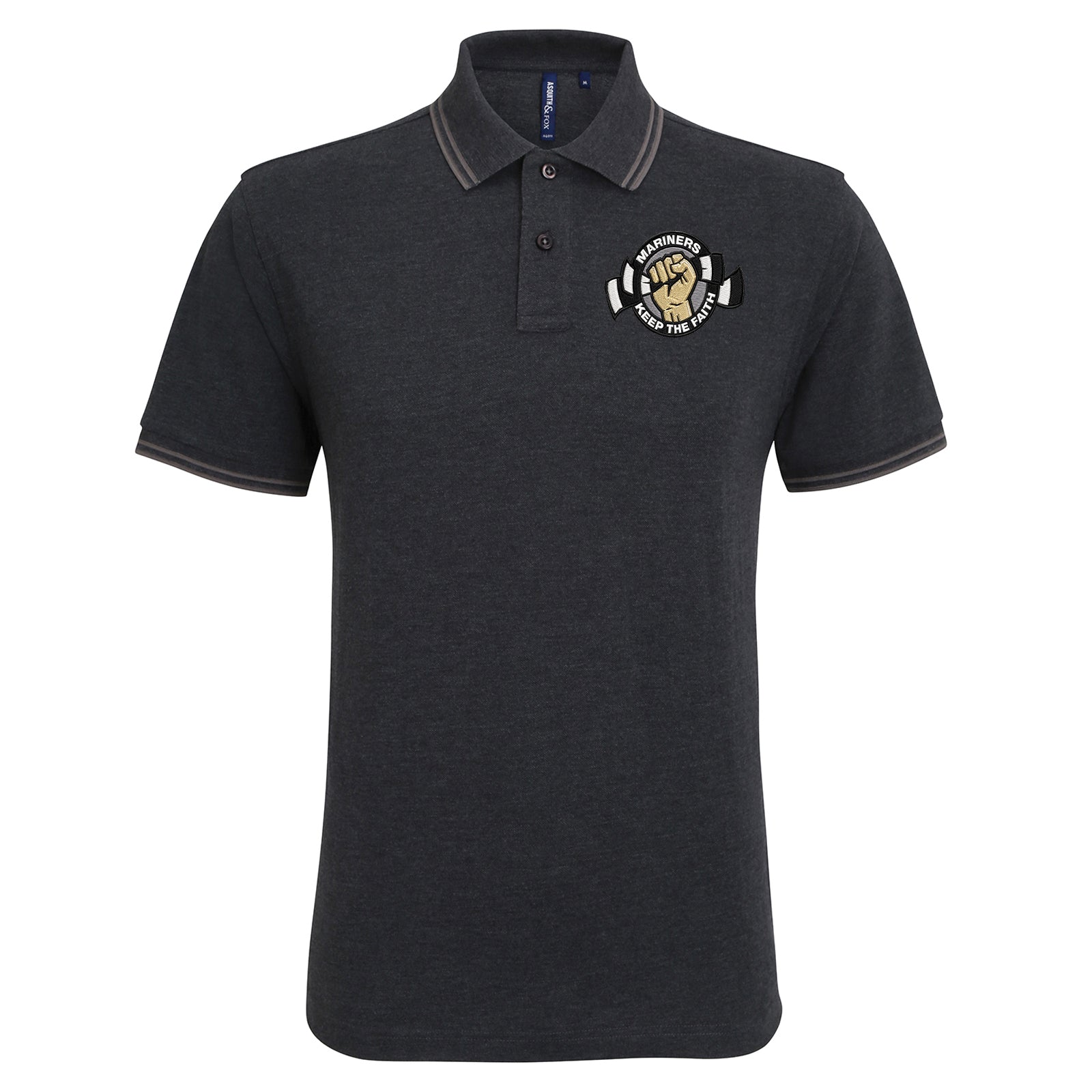 Grimsby Town Football Tipped Polo Shirt 